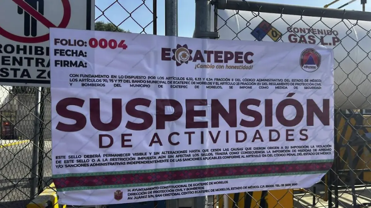 suspensión Ecatepec